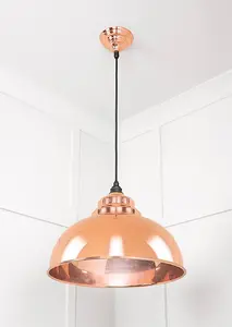 Smooth Copper Harborne Pendant