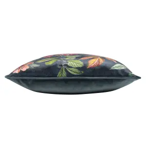 Evans Lichfield Midnight Garden Floral Rectangular Feather Rich Cushion