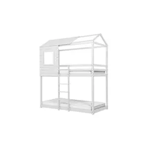 Waban Single (3') Standard Bunk Bed White