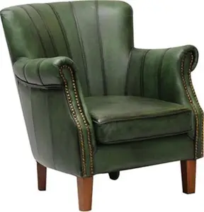 Lancaster Leather Chair Green