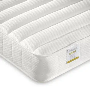 Lacy White Storage Mid Sleeper Bed And Memory Foam Mattress