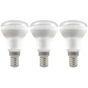 Crompton Lamps LED R39 Reflector 4.5W E14 Warm White Opal (35W Eqv) (3 Pack)