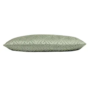 Kai Demeter Geometric Rectangular Feather Filled Cushion