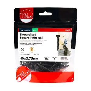 TIMCO Square Twist Nails Sherardised - 40 x 3.75