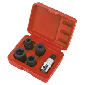 Sealey Brake Caliper Socket Set 5pc 1/2"Sq Drive VS0464