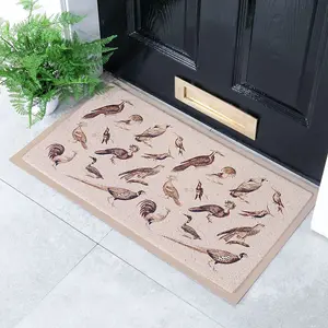 Elegant Bird Vintage Pattern Indoor & Outdoor Doormat - 70x40cm