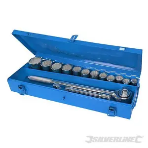 Silverline (652142) Socket Set 3/4" 15pce 15pce