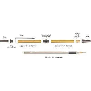 Click Pencil Kit - Gunmetal - Project Kits