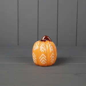 The Satchville Gift Company Orange Ceramic Pumpkins