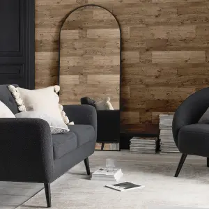 Next Bronx Wood effect Light wood Smooth Wallpaper