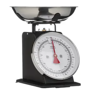 Maison by Premier 5kg Matte Black Retro Kitchen Scale