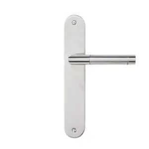 Colours Callac Stainless steel Straight Latch Door handle (L)130mm