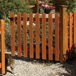 6x3 Picket Fence Panel (Pack of 3) - L183 x W183 x H90 cm