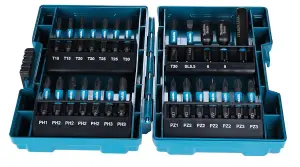 Makita E-03109 90 Piece Black Impact Torsion Screwdriver Bit Set High Durability