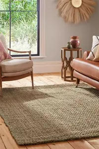 Next Natural Woven Jute Rug - Natural