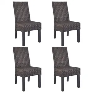 Hemsworth Dining Chair (Set of 4) Brown with Grey Wash Finish