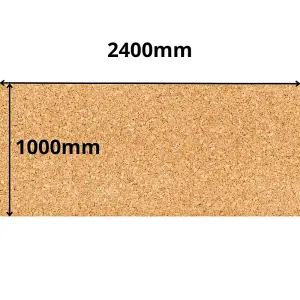 Cork Sheet Roll - 1000x2400mm - 4mm - Décor/DIY