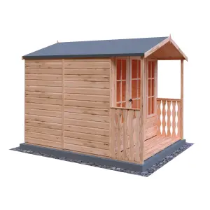 Shire Chatsworth 7x8ft Summerhouse Single Door 12mm T&G