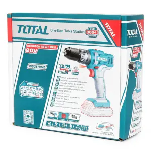 Total Li-Ion 20V Impact Drill (Battery not included) - TIDLI201455