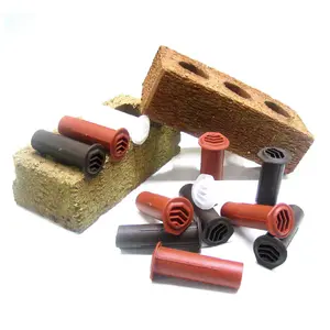 10 x Terracotta Drill Weep Vents Round Vent Cavity, Retaining, Rendered Walls