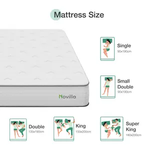 Bealeton  27cm Memory Foam Pocket Sprung Mattress Super King (6')