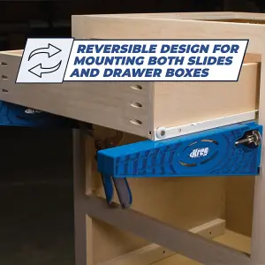 Kreg Drawer Slide Jig - Install drawer slides the fast and easy way