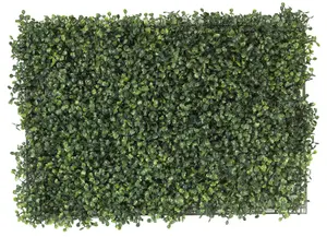 Smart Garden 60 x 40cm Boxwood Leaf Screening Panel Wall Cover Faux Trellis Mat