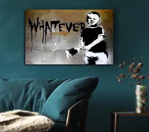 Whatever Kid Canvas Print Wall Art - Medium 20 x 32 Inches