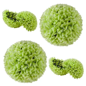 COSTWAY 2 PCS Artificial Plant Decoration Indoor Outdoor 28cm Decorative Balls