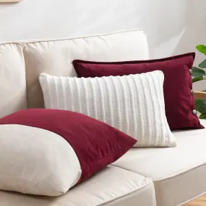 furn. Coba Washed Velvet Feather Rich Cushion