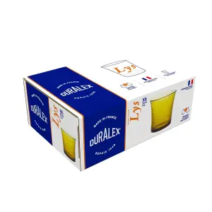 Duralex - Lys Tumbler Glasses - 210ml - Amber - Pack of 6