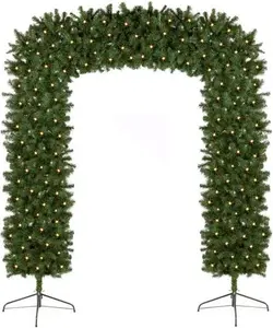 Pre Lit Christmas Tree Arch With Warm White Leds - Double | Robert Dyas