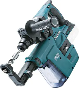 Makita DHR242Z 18v LXT Brushless Rotary Hammer Drill + DX01 Dust Extractor Unit