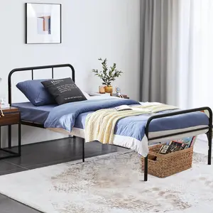 Garbo Bed Frame Black / Single (3')