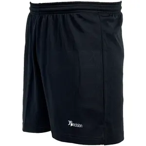 M ADULT Elastic Lightweight Football Gym Training Shorts - Plain BLACK 34-36"