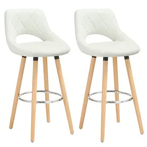 91 cm Barhocker Thierry (Set of 2) White