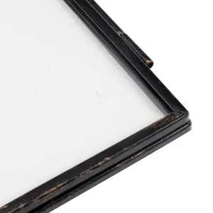 Nicola Spring - Hanging Metal Photo Frame - 4" x 4" - Black