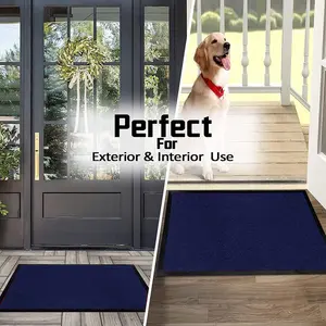 Bouldin Door Mat Blue / 50cm W x 80cm L