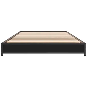 Berkfield Bed Frame without Mattress Black 100x200 cm