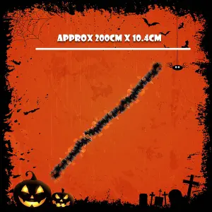 Halloween Tinsel Decoration Halloween Party, Trick or Treat 2m Pumpkin