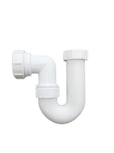 Multi-fit Swivel P Trap 40mm (1.1/2'') Sink Waste Pipe Trap, BS EN 274-1:2002 Compliant. With EPDM Sealing Washer. FREE DELIVERY