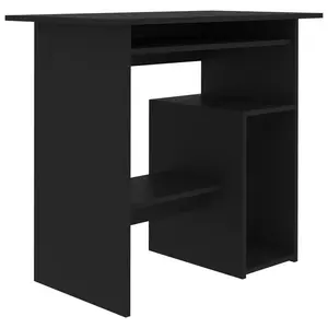 Desk Engineered Wood Black / Computer Desk