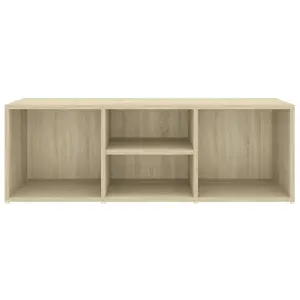 Berkfield Shoe Storage Bench Sonoma Oak 105x35x35 cm Engineered Wood