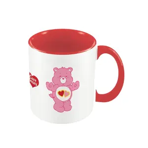 Care Bears Do What You Love Inner Two Tone Love-a-lot Bear Mug Red/Pink/White (One Size)