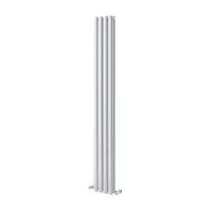 Kensington White Double Vertical Radiator - 1800x235mm