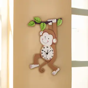 Fantasy Fields - Toy Furniture -Sunny Safari Monkey Wall Clock