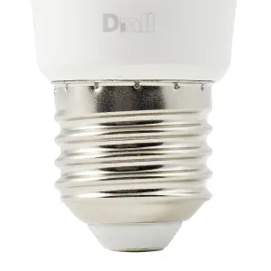 Diall E27 13.8W 1521lm White A60 Warm white LED Light bulb