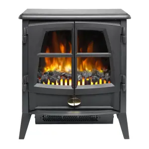 Dimplex Jazz 2kW Black Electric Stove (H)597mm (W)510mm