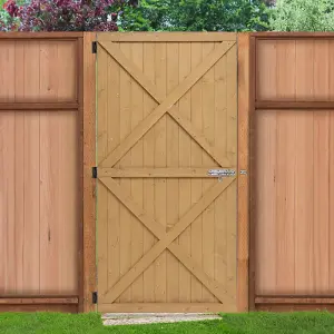 Wooden Garden Gate Side Gate with Latch H 183 cm x W 85 cm