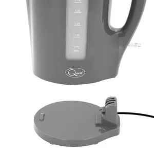 Quest 34079 Grey 1.7L Kettle & 2-Slice Toaster Set